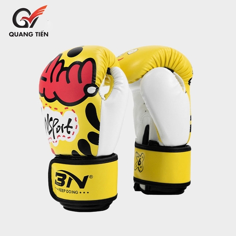 Găng tay boxing BN 6oz 6.0 mẫu 2025 cá tính ( vàng )