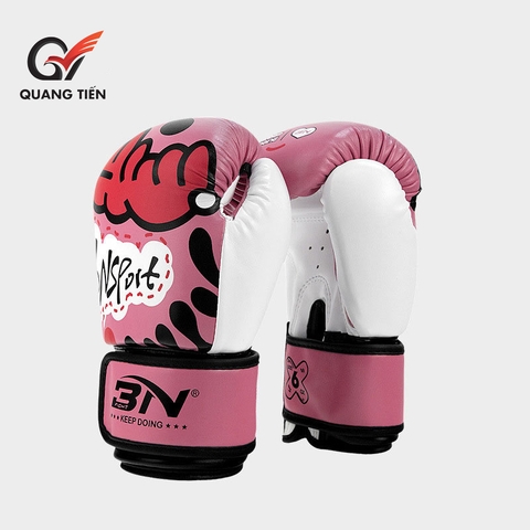 Găng tay boxing BN 6oz 6.0 mẫu 2025 cá tính (Hồng)