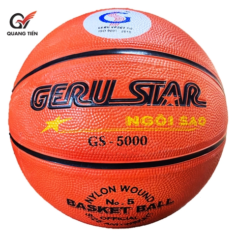 Quả bóng rổ GeruStar Cao Su GS-5000 cao cấp chính hãng