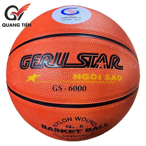Quả bóng rổ GeruStar Cao Su GS-6000 cao cấp chính hãng