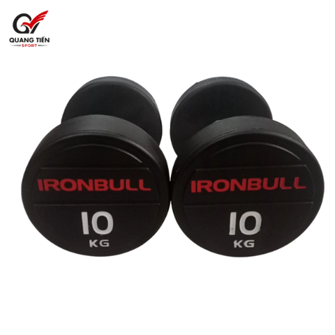 Tạ tay thép bọc cao su IronBull IR04 nhập khẩu 10kg ( giá 1 quả )