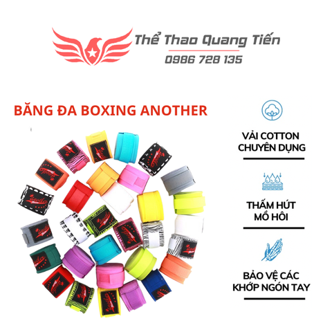 Băng đa boxing ANOTHER  cotton co dãn chính hãng đủ màu (3m)