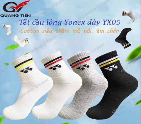 Tất thể thao dày ấm cao cấp bền bỉ Yonex x05