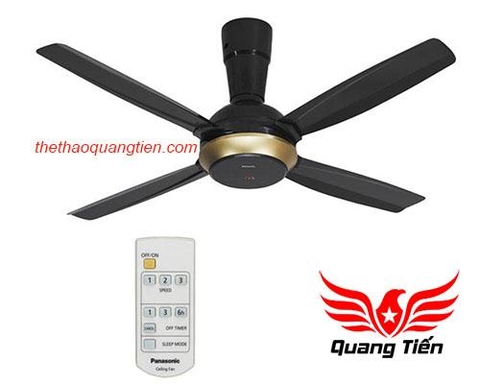 QUẠT TRẦN PANASONIC 4 cánh F- 56XPG Đen QT28