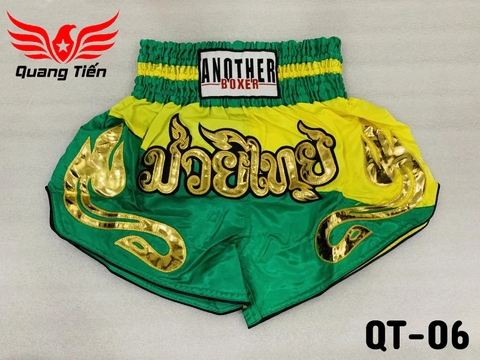 Quần Muay Thái Another Boxer Chính Hãng Muay Thai Short Chất Liệu Satin Cao Cấp | QT-006