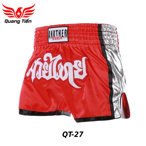 Quần Muay Thái Another Boxer Chính Hãng Muay Thai Short Chất Liệu Satin Cao Cấp | QT-027