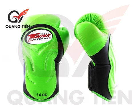 GĂNG TAY BOXING TWINS EXTRA DESIGN BGVL6 – ĐEN XANH