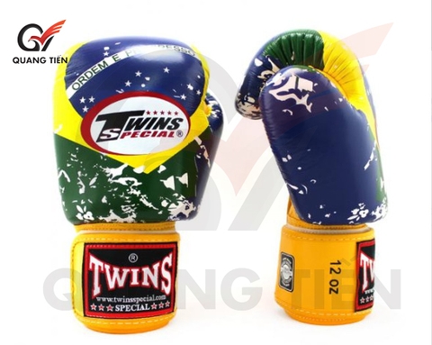 GĂNG TAY BOXING TWINS HỌA TIẾT CỜ BRAZIL