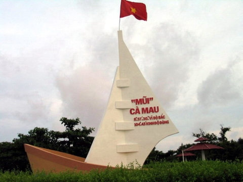 Hà Nội - Tp Hồ Chí Minh - Tiền Giang( sông Tiền) - Cần Thơ( Sông Hậu) - Sóc Trăng - Bạc Liêu - Đất Mũi Cà Mau - Rạch Giá - Phú Quốc - Hà Nội