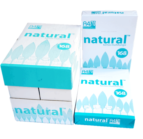 Giấy Natural khổ A4, định lượng 70gsm/m2