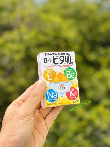 Thuốc nhỏ mắt ROHTO VITA 12ml ( THE ÍT ) - MADE IN JAPAN.