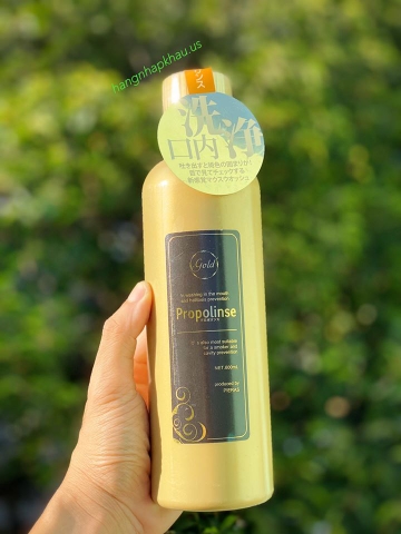 Nước súc miệng Propolinse Gold (600ml) - MADE IN JAPAN.