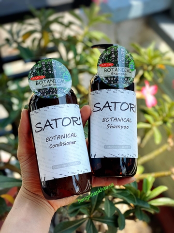 Bộ dầu gội xả thực vật Botanist Satori Botanical (2x480ml) - MADE IN JAPAN.