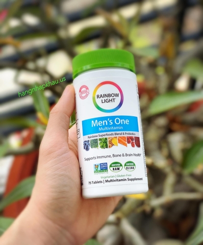 Vitamin tổng hợp RainBow Light Men's One (75 ngày) - MADE IN USA.