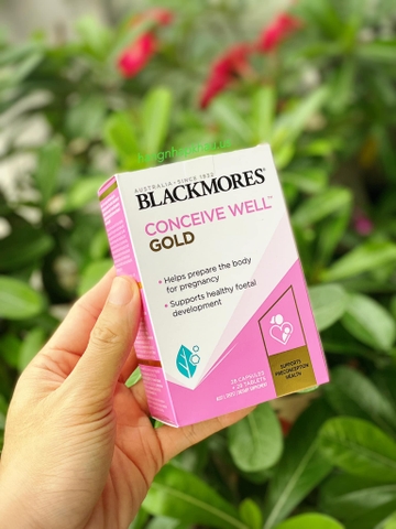 Tăng khả năng thụ thai Blackmores Conceive Well Gold (56 viên) - MADE IN AUSTRALIA.