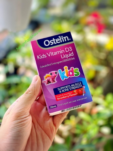 Ostelin Vitamin D3 Liquid Kids (20ml) - MADE IN AUSTRALIA.