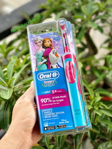 Bộ bàn chải điện Oral-B Stages Power Frozen - MADE IN AUSTRALIA.