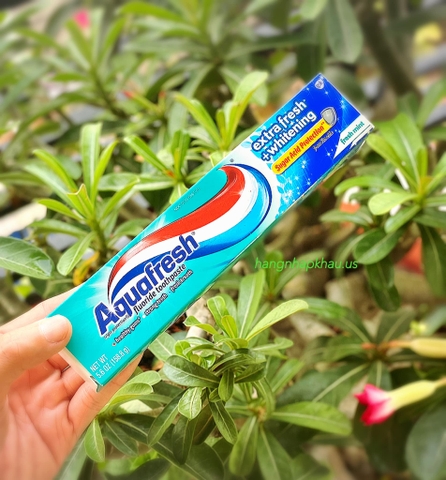 Kem đánh răng Aquafresh Extra Fresh Plus Whitening (158.8g) - MADE IN USA.