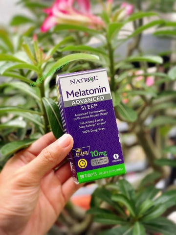 Cải thiện giấc ngủ Natrol Melatonin 10mg Fast Dissolve (60 viên) - MADE IN USA.