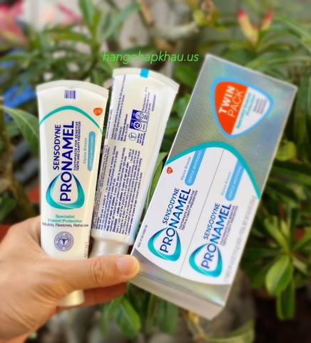 Pack 2 kem đánh răng Sensodyne Pronamel Gentle Whitening (2x113g) - MADE IN USA.