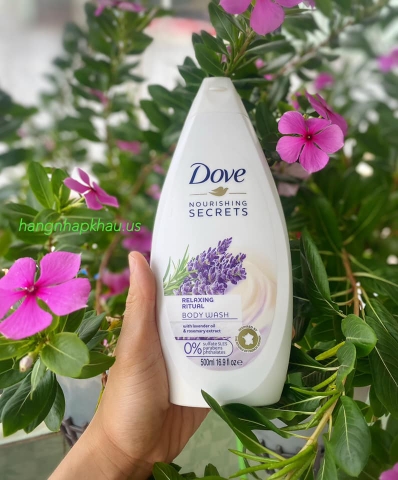 Sữa tắm Dove Nourishing Secrets Relaxing Ritual With Lavender Oil and Rosemary Extract (500ml) - MADE IN UAE.