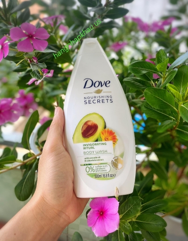 Sữa tắm Dove Nourishing Secrets Invigorating Ritual (500ml) - MADE IN UAE.