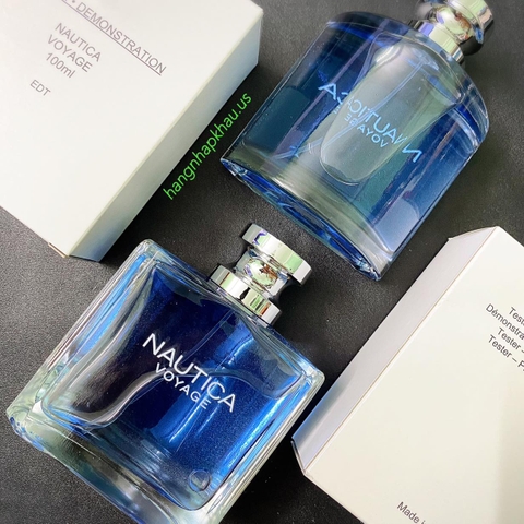 Nautica Voyage EDT 100ml TESTER - MADE IN SPAIN.