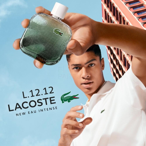 Lacoste L.12.12 Blanc Eau Intense EDT 100ml - MADE IN FRANCE.