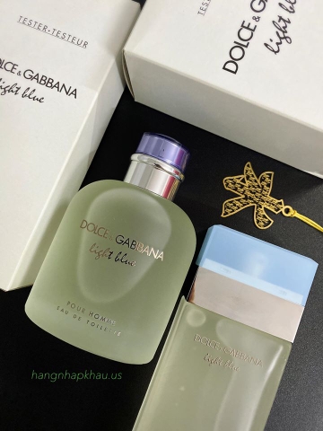 Trọn bộ D&G Light Blue TESTER cho Nam và Nữ - MADE IN FRACE.