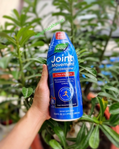 Nước uống bổ sung Glucosamine, Chondroitin, MSM Wellesse Joint Movement Liquid Glucosamine (1000ml) - MADE IN USA.