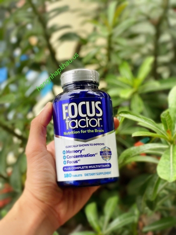 Tăng cường máu não Focus Factor Nutrition For The Brain (180 viên) - MADE IN USA.