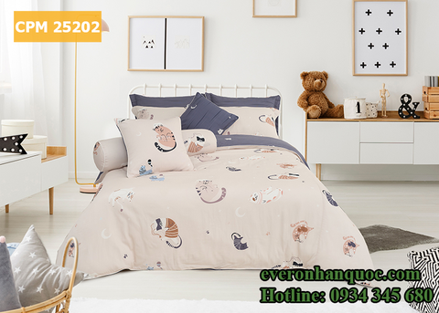 Bộ chăn ga gối Everon CPM 25202 Bộ chăn ga gối Everon CPM 25202