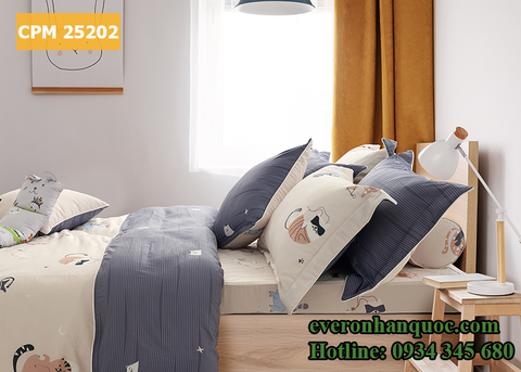 Bộ chăn ga gối Everon CPM 25202 Bộ chăn ga gối Everon CPM 25202