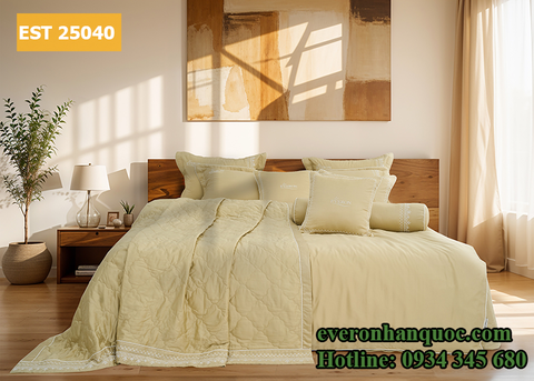 Bộ chăn ga gối Everon EST 25040 Bộ chăn ga gối Everon EST 25040