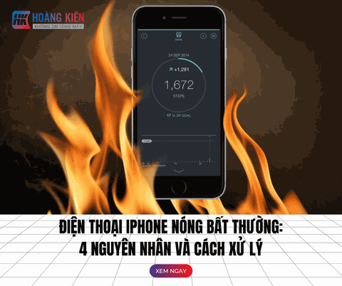 Điện Thoại iPhone Nóng Bất Thường: 4 Nguyên Nhân và Cách Xử Lý