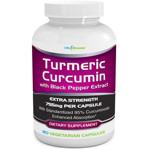 Curcumin 750mg 95% kết hợp Bioperin