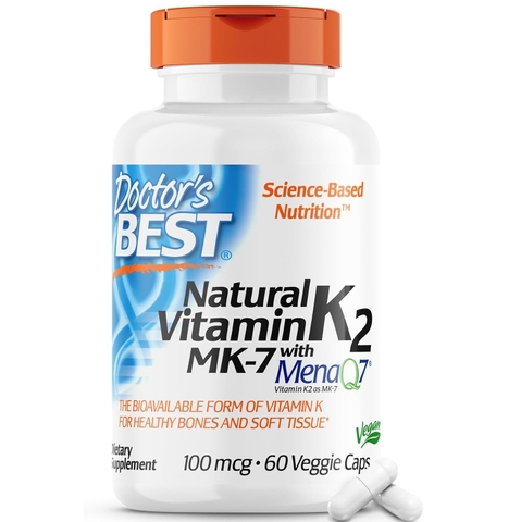 MK 7 Vitamin K2 100 mcg hãng Doctor Best Mỹ