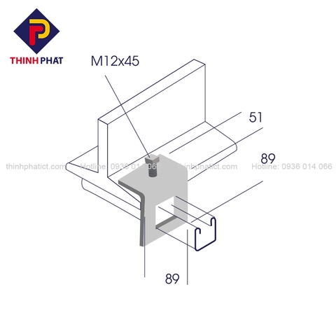 Kẹp Unistrut 03