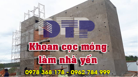Khoan cọc nhồi làm nhà nuôi yến, thi công cọc khoan nhồi bê tông cốt thép