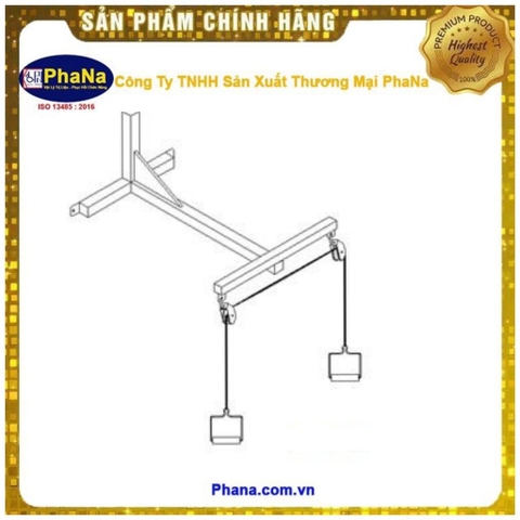 Bộ khung ròng rọc tập kéo tay - PN-BKT