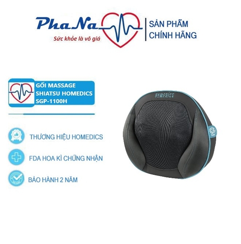 Gối massage công nghệ Shiatsu GEL 3D HoMedics SGP-1100H