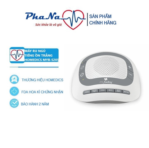 Máy ru ngủ tiếng ồn trắng Homedics MYB-S205