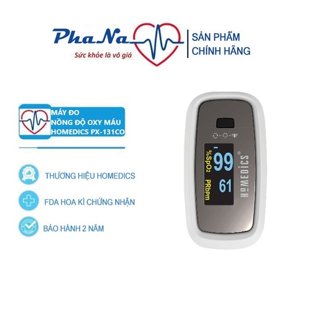 Máy đo nồng độ oxy máu và nhịp tim công nghệ Optimetrix ™ (FDA Hoa Kỳ)