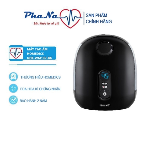 Máy phun sương tạo ẩm nóng lạnh, có khuếch tán tinh dầu Homedics UHE-WM130-BK