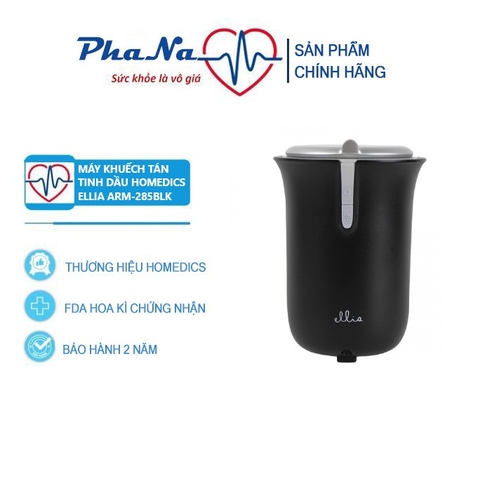 Máy khuếch tán tinh dầu siêu âm di động Ellia ARM-285BLK