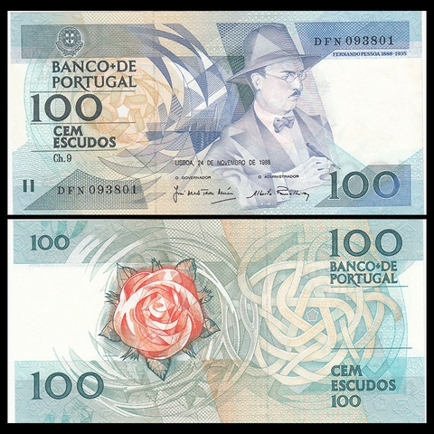 100 escudos Portugal 1988