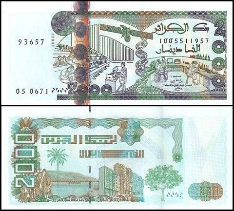 2000 dinars Algeria 2011