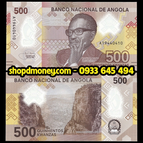 500 kwanzas Angola 2020 polymer