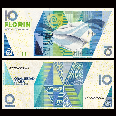 10 florin Aruba 2012