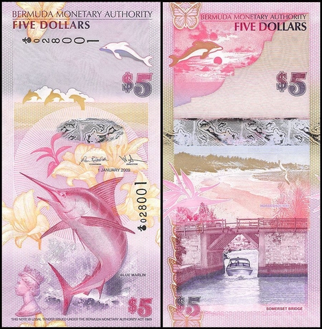 5 dollars Bermuda 2009